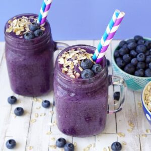 Blueberry smoothie | Smoothies for Weight Loss