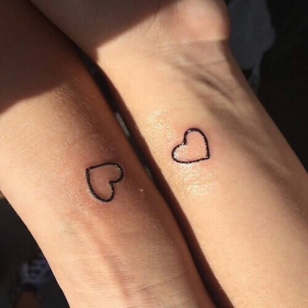 Heart Tattoos Couples