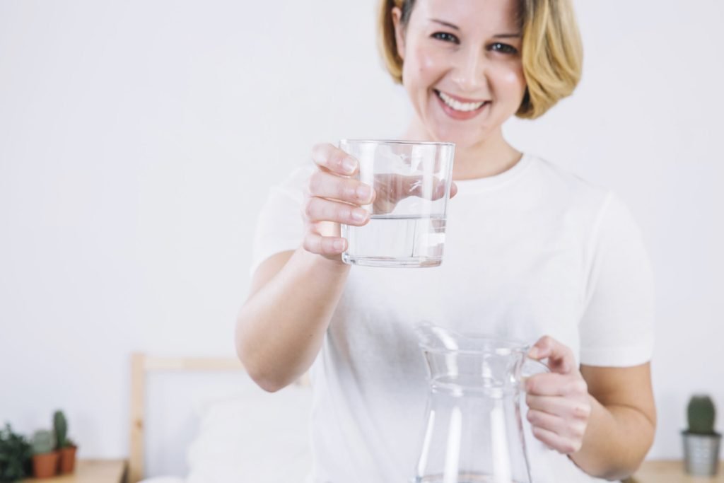 Hydration to get relieved from bloated stomach and gas trouble.
