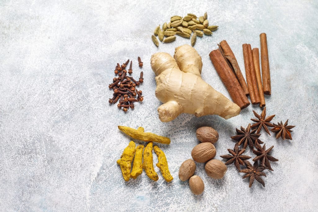 Assortment winter spices