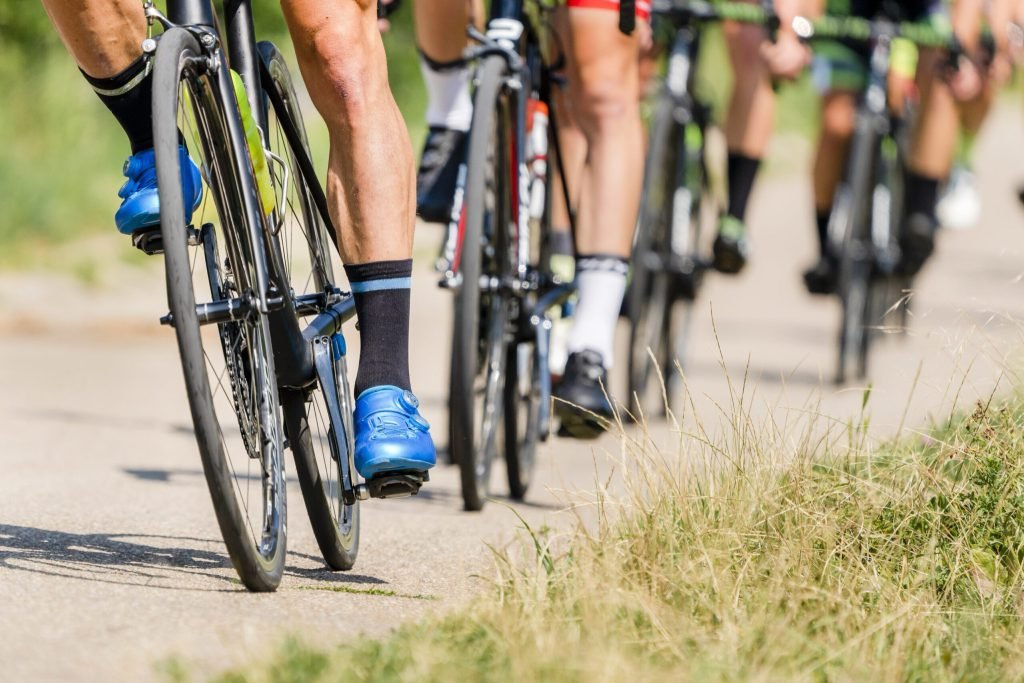 Cyclist bycicle race