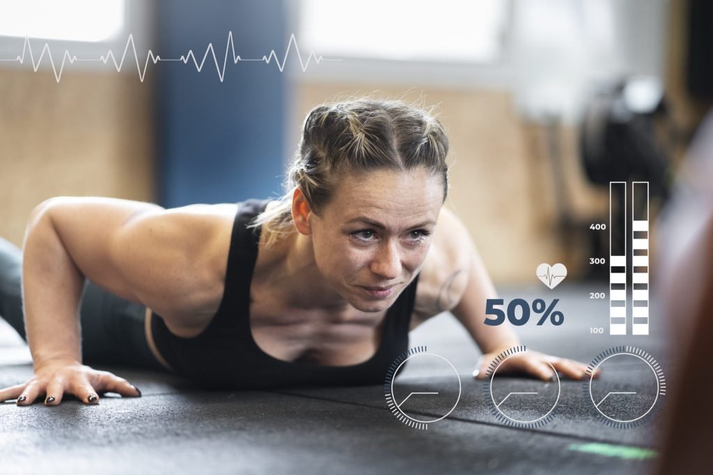 Physical activity stats around person