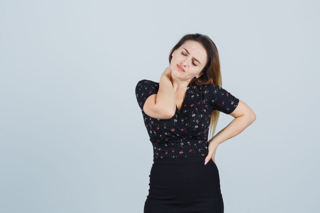 Expressive young girl posing