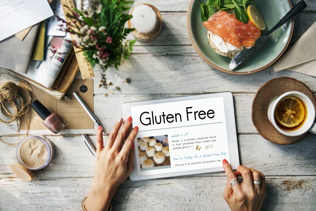 Glutein free celiac disease concept