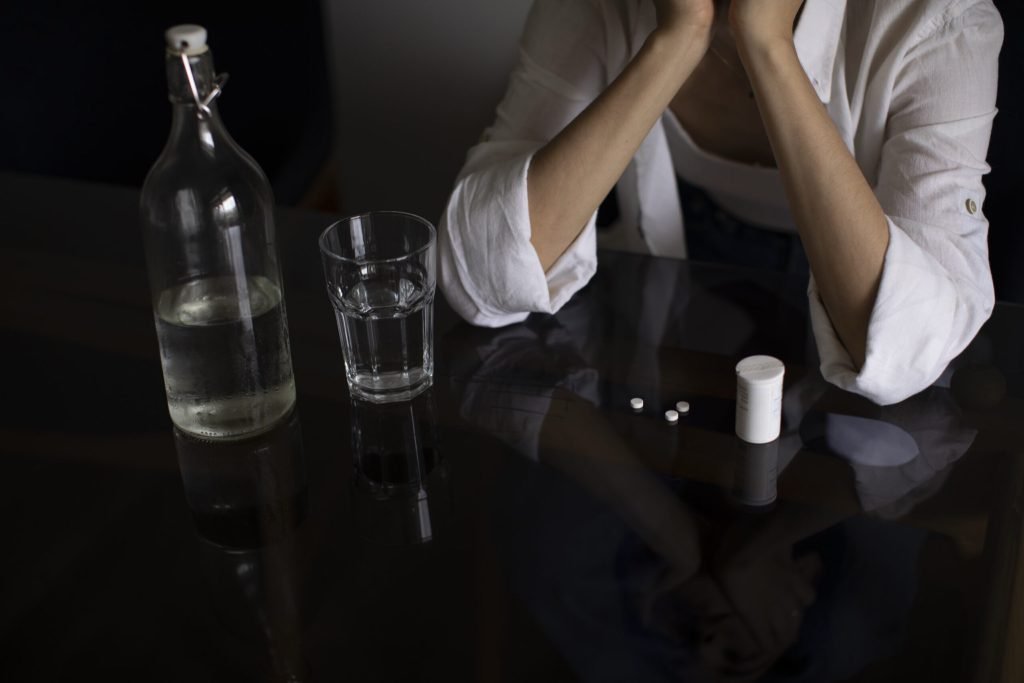 Young woman dealing with anxiety