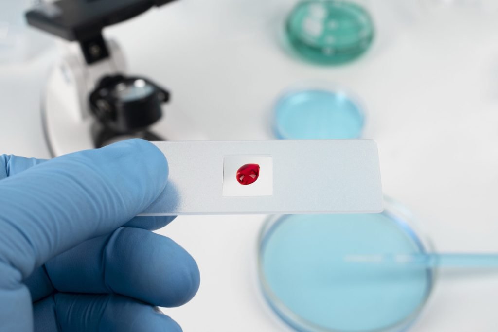 View laboratory test tube samples
